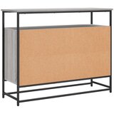  Komoda siva boja hrasta 100x35x80 cm od konstruiranog drva | Shoptok.si