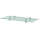  Zidne police 2 kom staklene 60 x 20 cm 8 mm | shoptok.hr