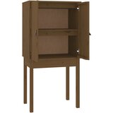 Maison Chic Visoka omara - Komoda - Predalnik medeno rjava 60x40x120 cm trdna borovina, (21719540) Cene