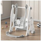  MamaKids ljuljačka s toboganom za djecu, siva | shoptok.hr