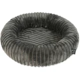 Temno siva odeja za pse ø 50 cm Dog Fantasy Stripe –