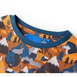  Dječja pidžama s dugim rukavima boja konjaka 104 | shoptok.hr