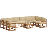  Set vanjskih sofa 11 kom. Prirodna i bež | shoptok.hr
