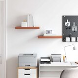  Polica na zidu 2 pcs Crvena 50 x 23 x 4 cm Konstruirano drvo | shoptok.hr