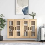 vidaXL Zidni ormarići 2 kom boja hrasta sonome od konstruiranog drva | shoptok.hr