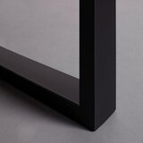 Bessagi Home jedilna miza yola, divji hrast, jeklo | Shoptok.si