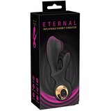 Eternal Inflatable Rabbit Vibrator Black | Shoptok.si