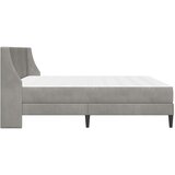  Okvir kreveta s madracem Svijetlo siva 180 x 200 cm Baršun | shoptok.hr