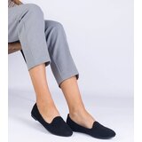 Gemre Valensia Black Classic Faux Suede Ballet Flats | shoptok.hr