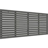  Zidno uzglavlje sivo 156x3x91,5 cm od masivne borovine | shoptok.hr