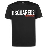Dsquared Majice s kratkimi rokavi T-SHIRT S74GD0828 BLACK Bela Cene