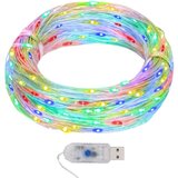 vidaXL LED mikro rasvjetni lanac 40 m 400 LED šareni 8 funkcija Cijene