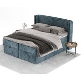 Maison de Rêve Modra boxspring postelja s prostorom za shranjevanje 180x200 cm Passion – | Shoptok.si
