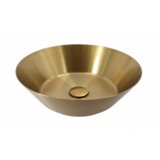 Copen metalni nadgradni lavabo 400x125 brušeni mesing | ePonuda.com
