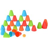 FAST CUPS igra spretnosti Trokutasti blokovi + loptice 38 dijelova ZA5811 Slike