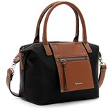 Tamaris Ročna torbica 'Fabrizia' karamel / črna | Shoptok.si