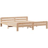  Okvir kreveta bez madraca 200 x 200 cm od masivne borovine | shoptok.hr