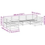  6-dijelni set vrtnih sofa od masivne duglazije i jelovine | shoptok.hr