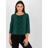 LAKERTA Blouse-LK-BZ-506522.07-dark green | Shoptok.si