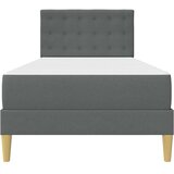 Okvir kreveta s madracem Tamno siva 80 x 200 cm tkanina - Tamno siva 80 x 200 cm | shoptok.hr