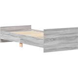  Okvir kreveta s uzglavljem Siva Sonoma 80 x 200 cm | Shoptok.si
