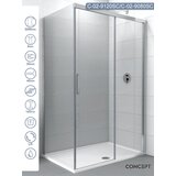 Copen Tuš kabina C-02-9120SC/9080SC Alpha srebrni ram 120x80x200cm providno staklo 8mm | ePonuda.com