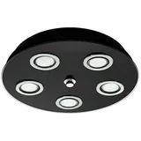 Eglo okrugla stropna LED svjetiljka Grattino (15 W, Crne boje)