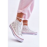 Boto Women's Lace High Sneakers White Cornella | Shoptok.si