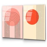 WALLXPERT dekorativna slika od kaljenog stakla (2 komada) uv 939 45 x 65 | ePonuda.com