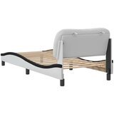  Okvir za krevet bez madraca Hvar bijelo-crni 90x190 cm umjetna koža | Eponuda.com