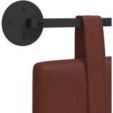  Viseće uzglavlje kreveta Sjajno smeđa Antikni PU 130 x 55 x 5 cm | shoptok.hr