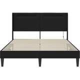  Krevetna konstrukcija Crna 160 x 200 cm Umjetna koža | shoptok.hr