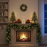  Set mini božićnih drvaca 45 cm 125 LED lampica Topla bijela | shoptok.hr