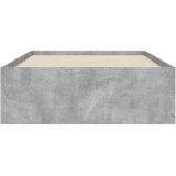  Okvir kreveta s ladicama siva boja betona 90 x 190 cm drveni | Eponuda.com