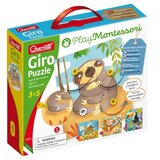 Quercetti Quercetti: Montessori Giro 4-delni komplet živalskih sestavljank Cene