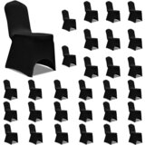 Maison Chic Prevleka za zunanjo pohištvo - Prevleka za stol raztegljiva črna 30 kosov, (21795370) | Shoptok.si