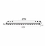  magnetic svetiljka LED02-12W 3000K 30° 48V dc crna | ePonuda.com