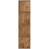  Stalak za CD-ove 4 kom. Staro drvo 40 x 17 x 17 cm | shoptok.hr