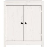  Komoda bela 70x35x80 cm trdna borovina, (20600723) | Shoptok.si