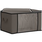  Kutija za pohranu s prozirnim bočnim oknom Siva 70 x 40 x 18 cm | shoptok.hr