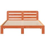  Okvir kreveta bez madraca voštano smeđi 135x190 cm od borovine | shoptok.hr
