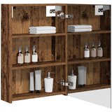  Kupaonski ormar s ogledalom Staro drvo 50 x 14,5 x 70 cm | shoptok.hr