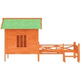  Kućica za pse smeđa 159 x 120 x 88,5 cm od masivne borovine | Shoptok.si