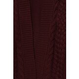 Marisse Long Chestnut Cardigan | shoptok.hr