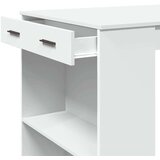 vidaXL Barski stol bijeli 102 x 70 x 103,5 cm konstruirano drvo Cijene