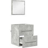  Set namještaja za kupaonicu s ladicama Siva 41 x 38,5 x 48 cm | shoptok.hr