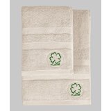 Foutastic Luck - Beige Beige Hand Towel & Bath Towel Set (2 Pieces) | ePonuda.com