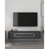 Hanah home Retrop3 - Anthracite, Silver AnthraciteSilver TV Stand | ePonuda.com