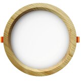  APLED-LED Ugradna RONDO WOODLINE LED/12W/230V 3000K prečnik 20 cm masivna borovina | Eponuda.com