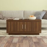 Furnova Klubska mizica rjavi hrast 102x50x45 cm konstruiran les, (21913343) | Shoptok.si